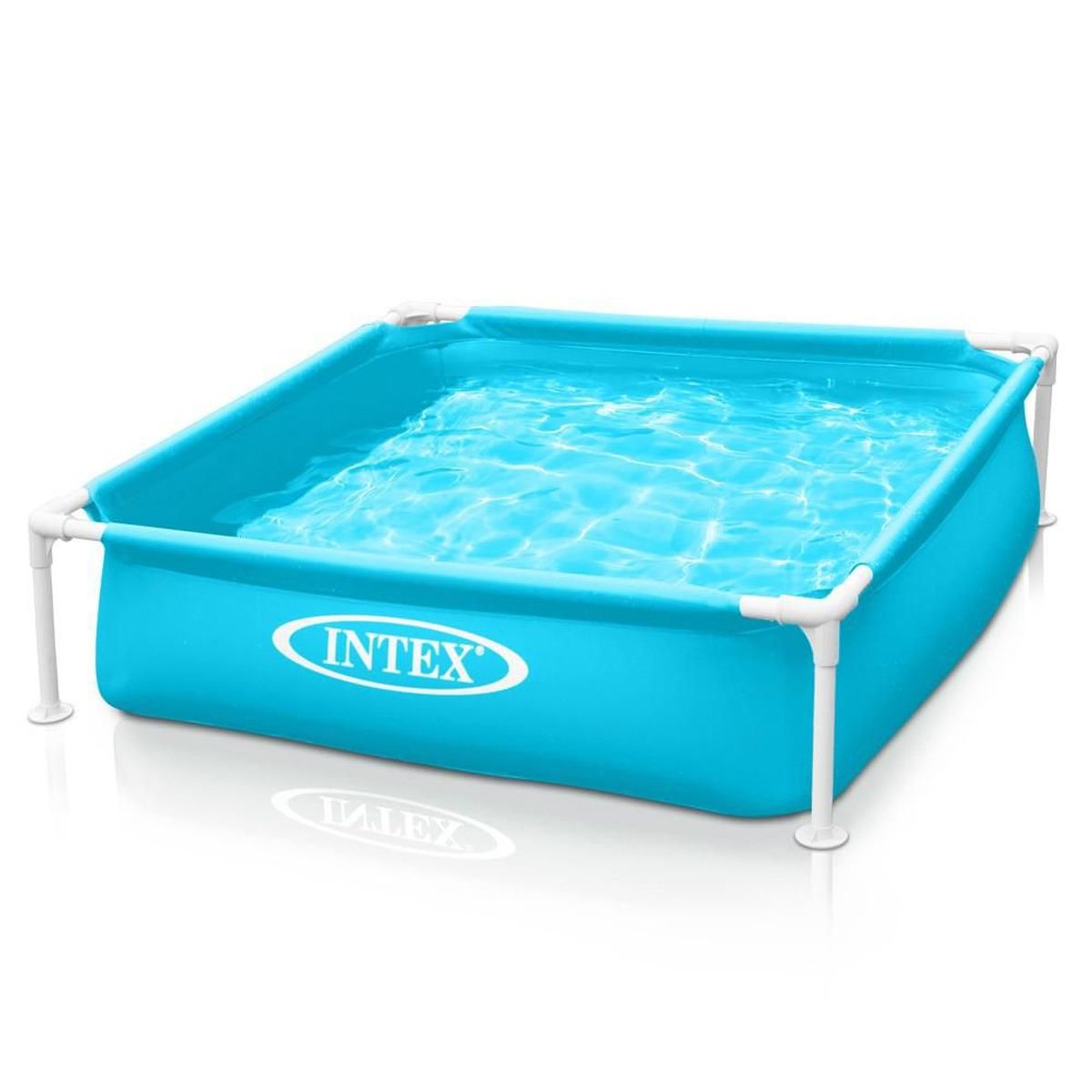 INTEX - Intex-Piscina estructural  rectangular para niños 122x122x30CM