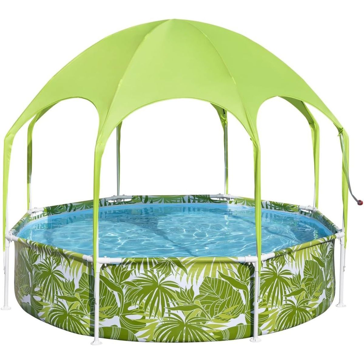 BESTWAY - Bestway - Piscina Estructural redonda con techo 244x51 CM