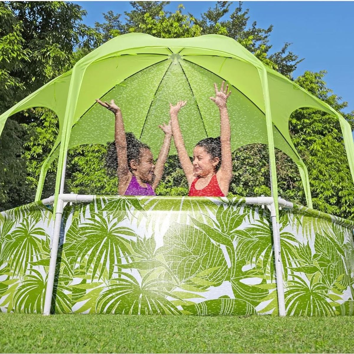 BESTWAY - Bestway - Piscina Estructural redonda con techo 244x51 CM