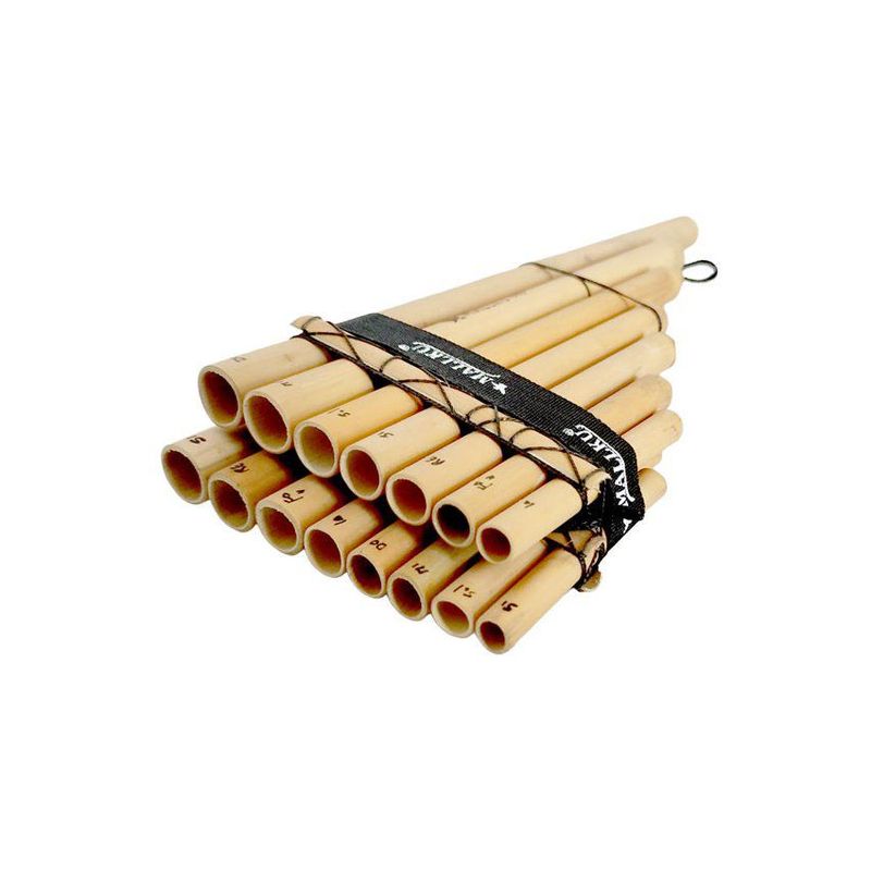 MALLKU - Mallku - zampoña malton afinada 7 y 8 tubos en 440 - Negro.