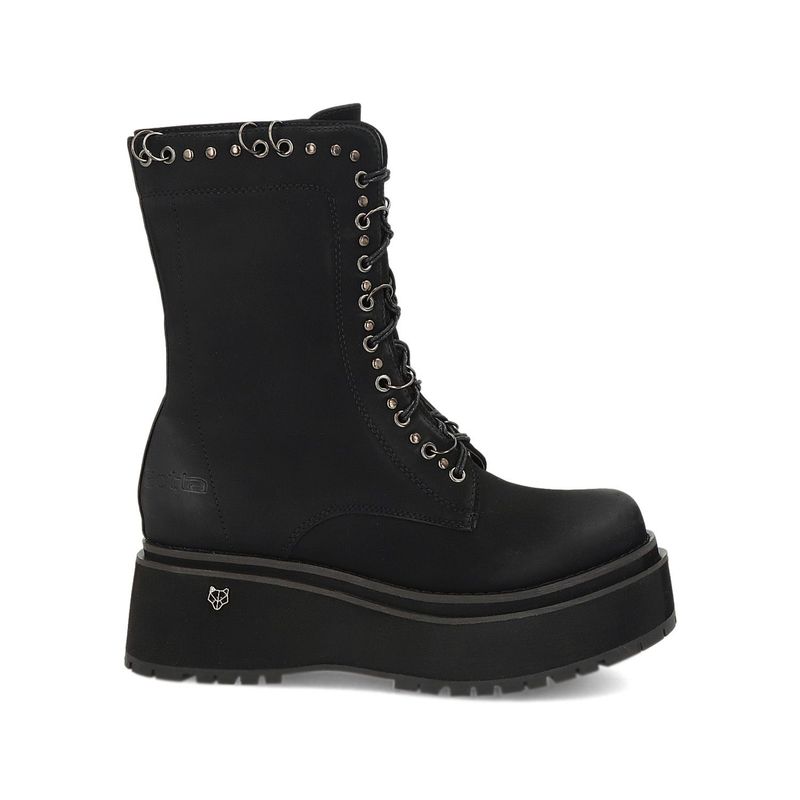 GOTTA - Botín Plataforma Negro Mujer 15093 Gotta