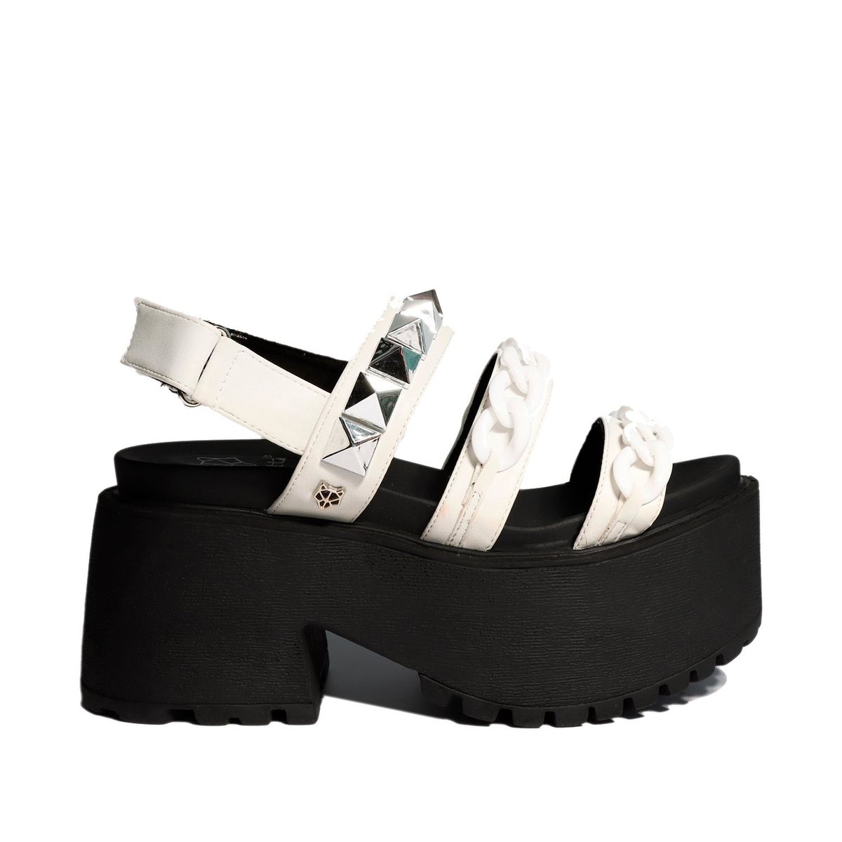 GOTTA - Sandalia Plataforma Blanca Mujer 15675 Gotta