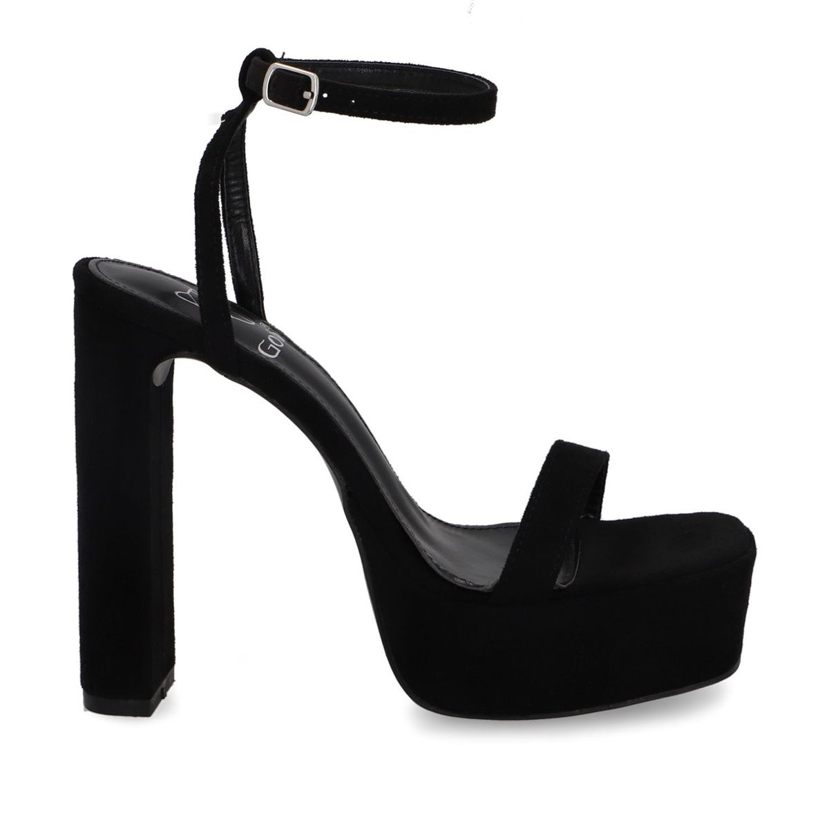 GOTTA - Sandalia Taco Negra Mujer 35101 Gotta