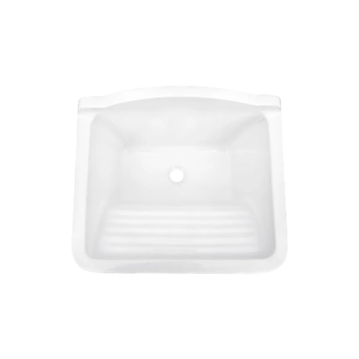 RIVERA - Lavadero en fibra de vidrio Amazonitas 50 x 40  x 17cm.