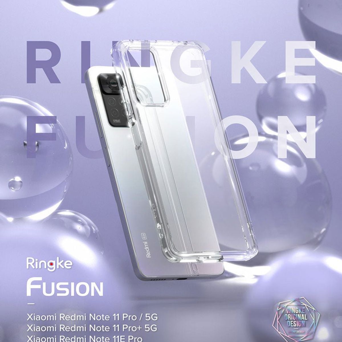 RINGKE - Case Ringke Fusion Xiaomi Redmi Note 11 Pro 5G  / Plus 5G / 11E Pro