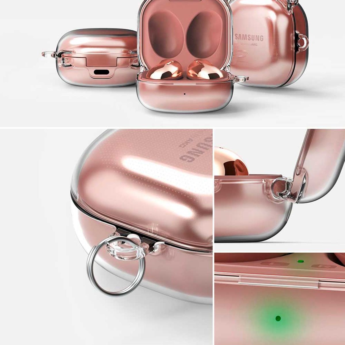 RINGKE - Case Transtarente Ringke Para Galaxy Buds 2 Buds 2 Pro - Importado USA