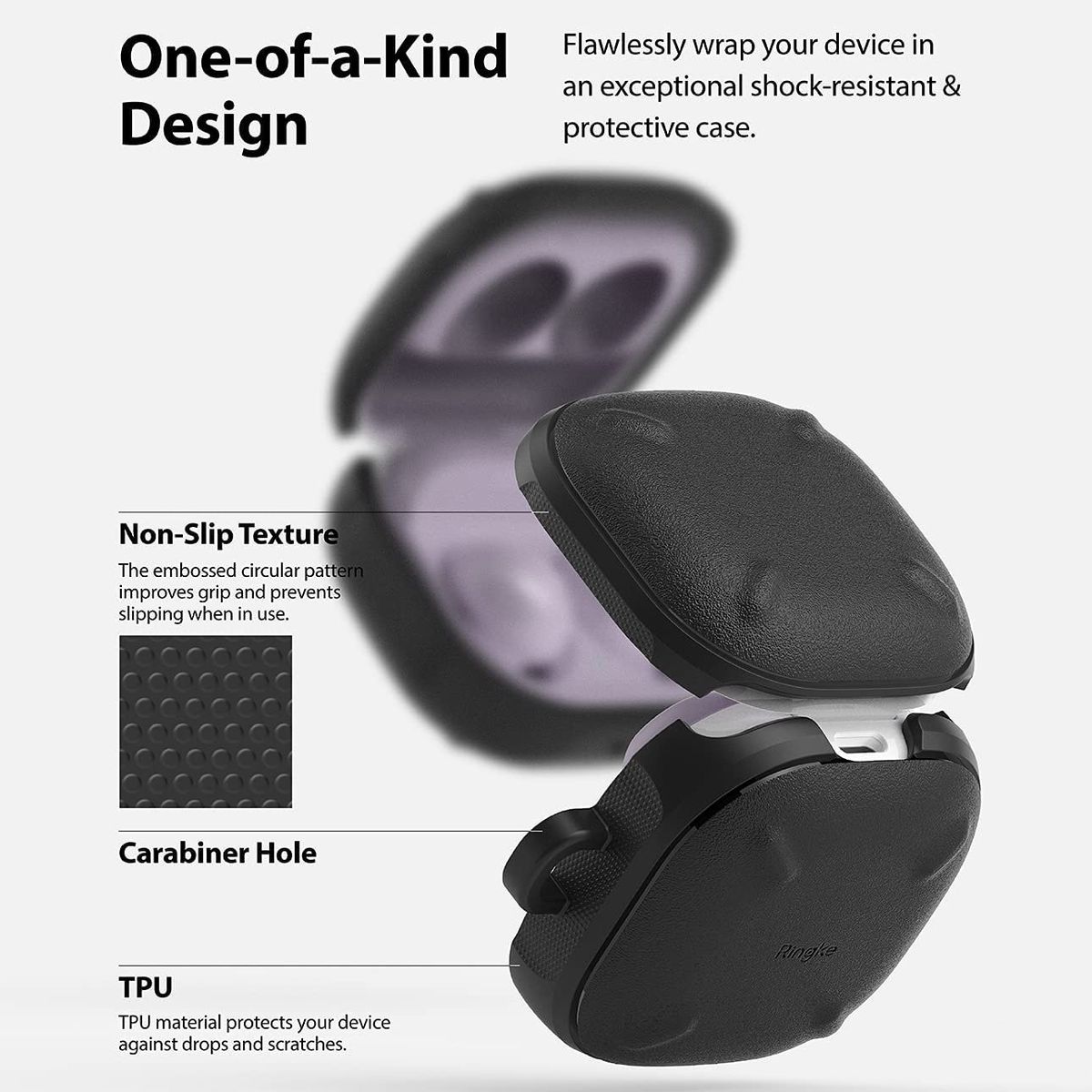 RINGKE - Case Ringke Onyx Galaxy Buds 2 / Buds 2 Pro / Live / Buds Pro - Black