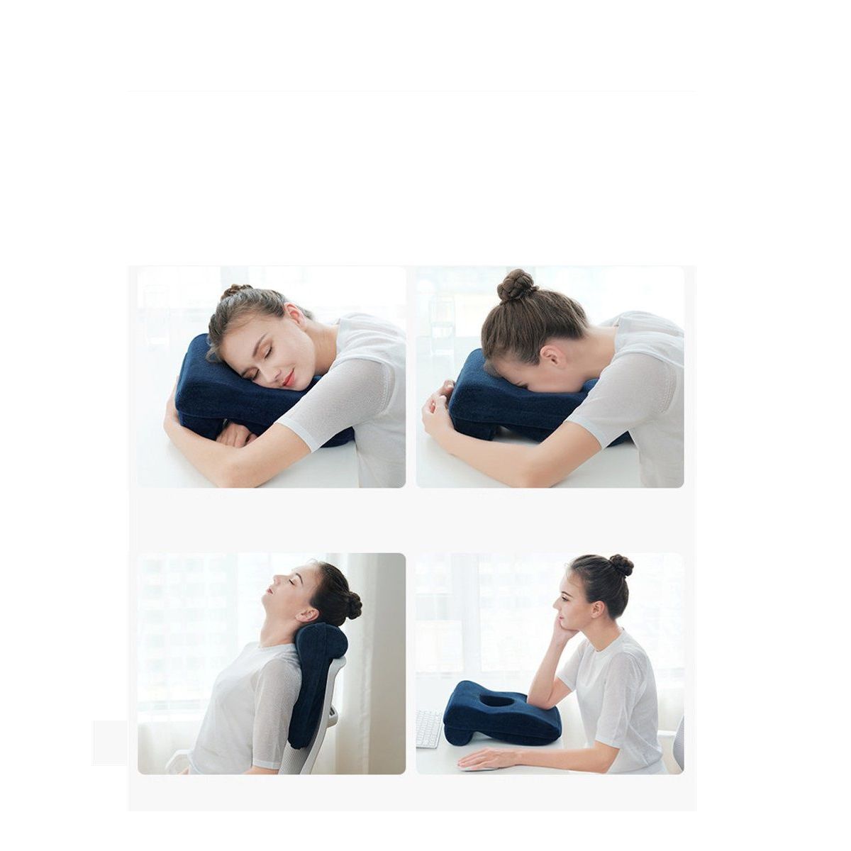 GENERICO - De espuma de memoria almohada para viajes