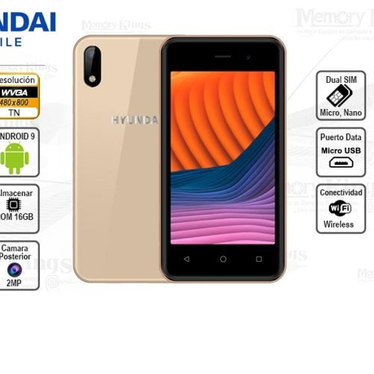 HYUNDAI - Celular Smartphone Basico Hyundai E475 Dold