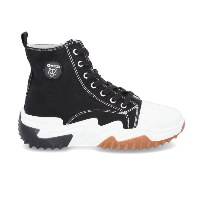 GOTTA - Zapatilla Plataforma Negra Mujer 25960 Gotta