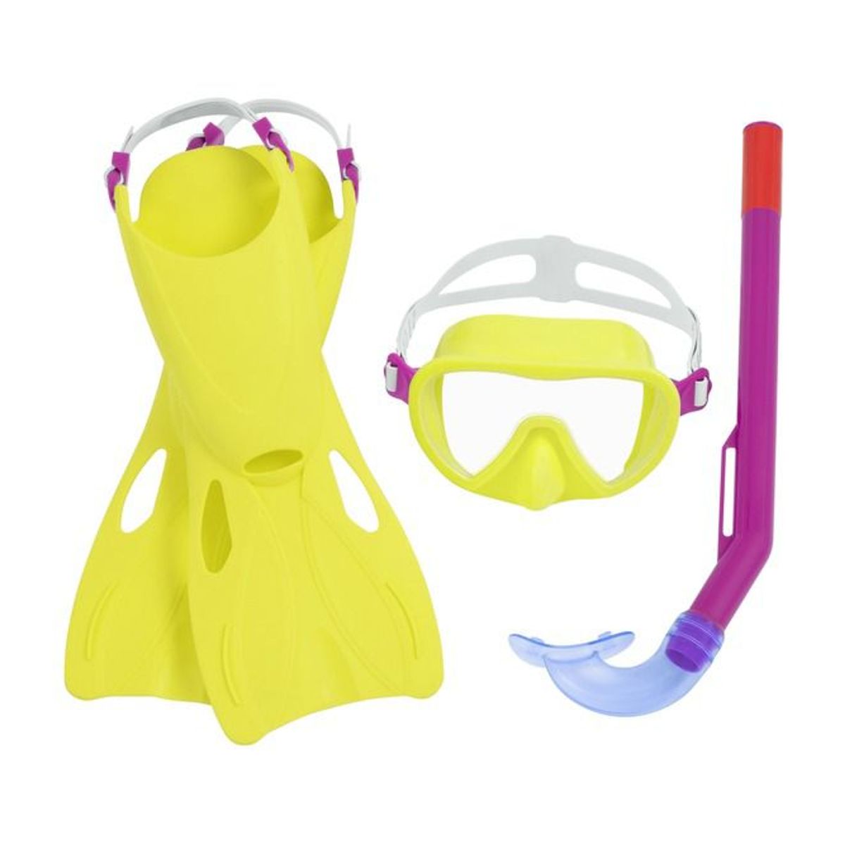 BESTWAY - Set de buceo infantil completo,  snorkel  3 años+(24-27)