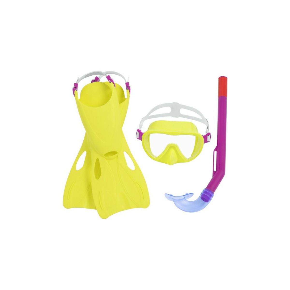 BESTWAY - Set de buceo infantil completo,  snorkel  3 años+(24-27)
