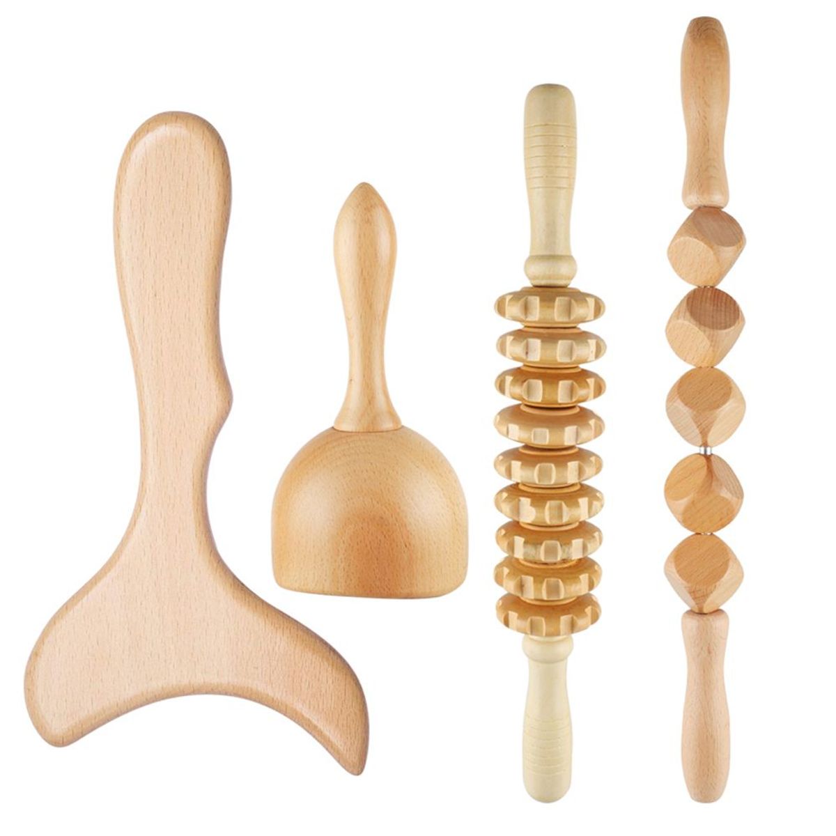 GENERICO - Masajeador de drenaje linfático de madera