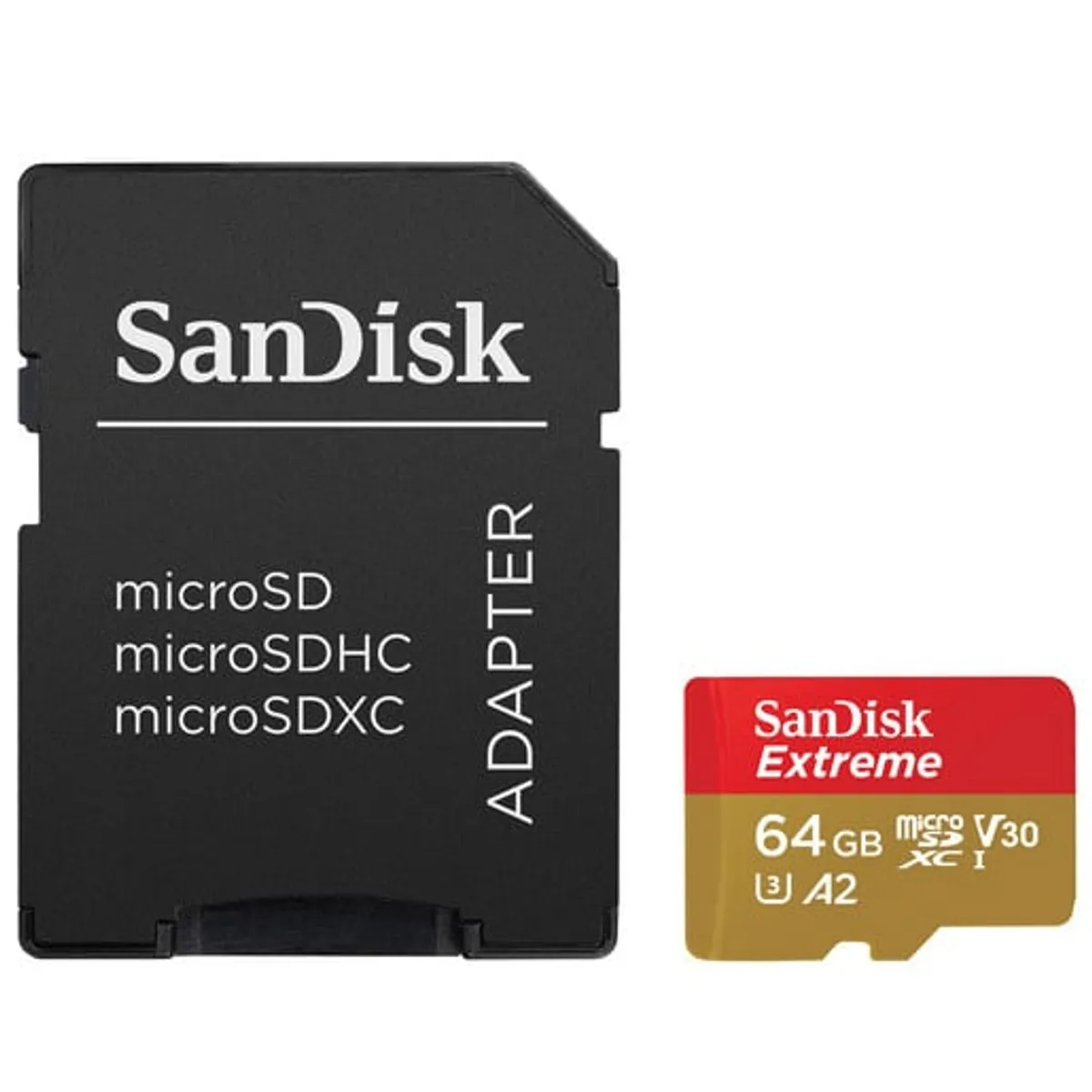 SANDISK - Memoria Micro SD Sandisk Extreme 64 GB Ideal para Gopro 4k