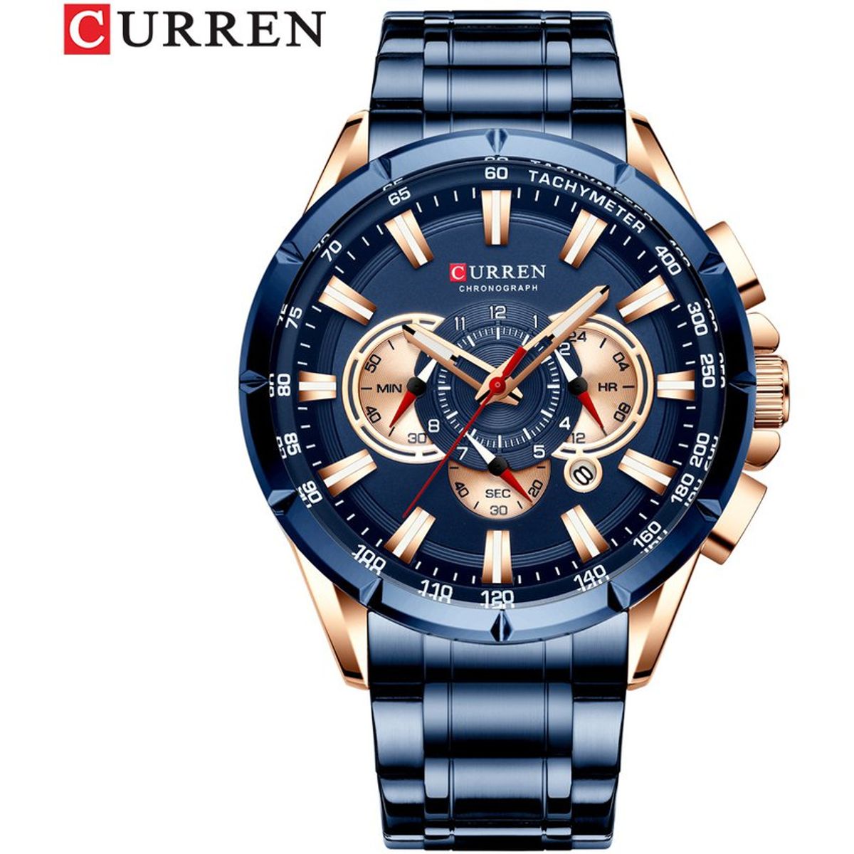 VATYERTY - Reloj curren six hand quartz 8363 para hombre #1
