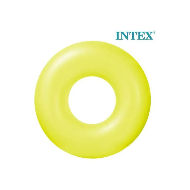 INTEX - Intex - flotador circular neón 91cm varios colores-AMARILLO
