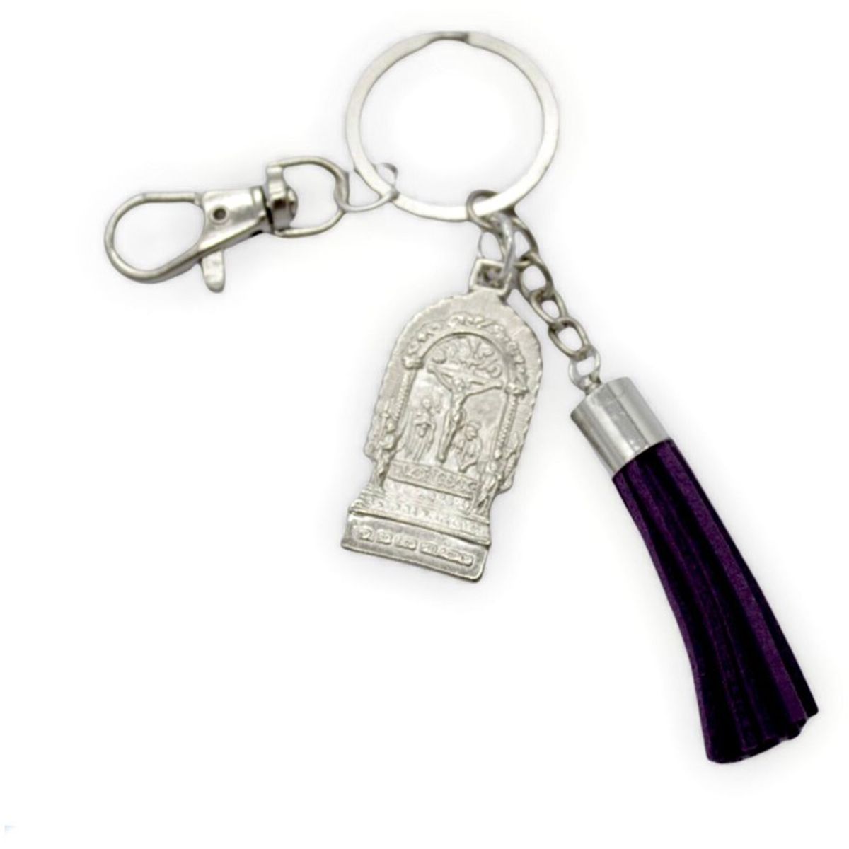 SANTORAL - Llavero Señor de los Milagros - Morado