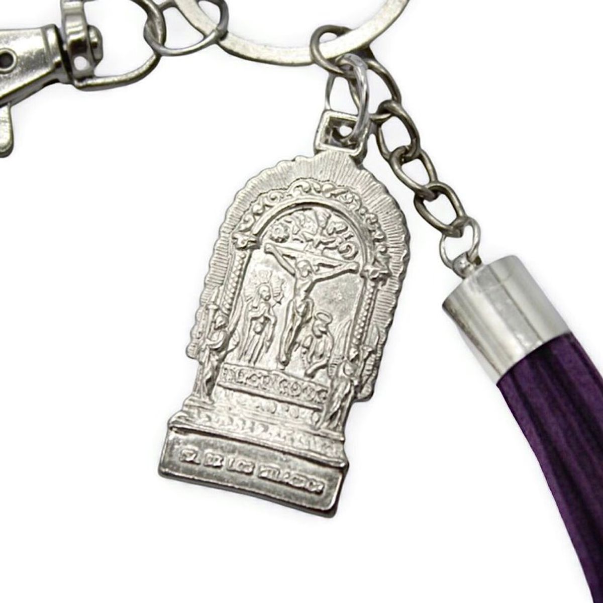 SANTORAL - Llavero Señor de los Milagros - Morado