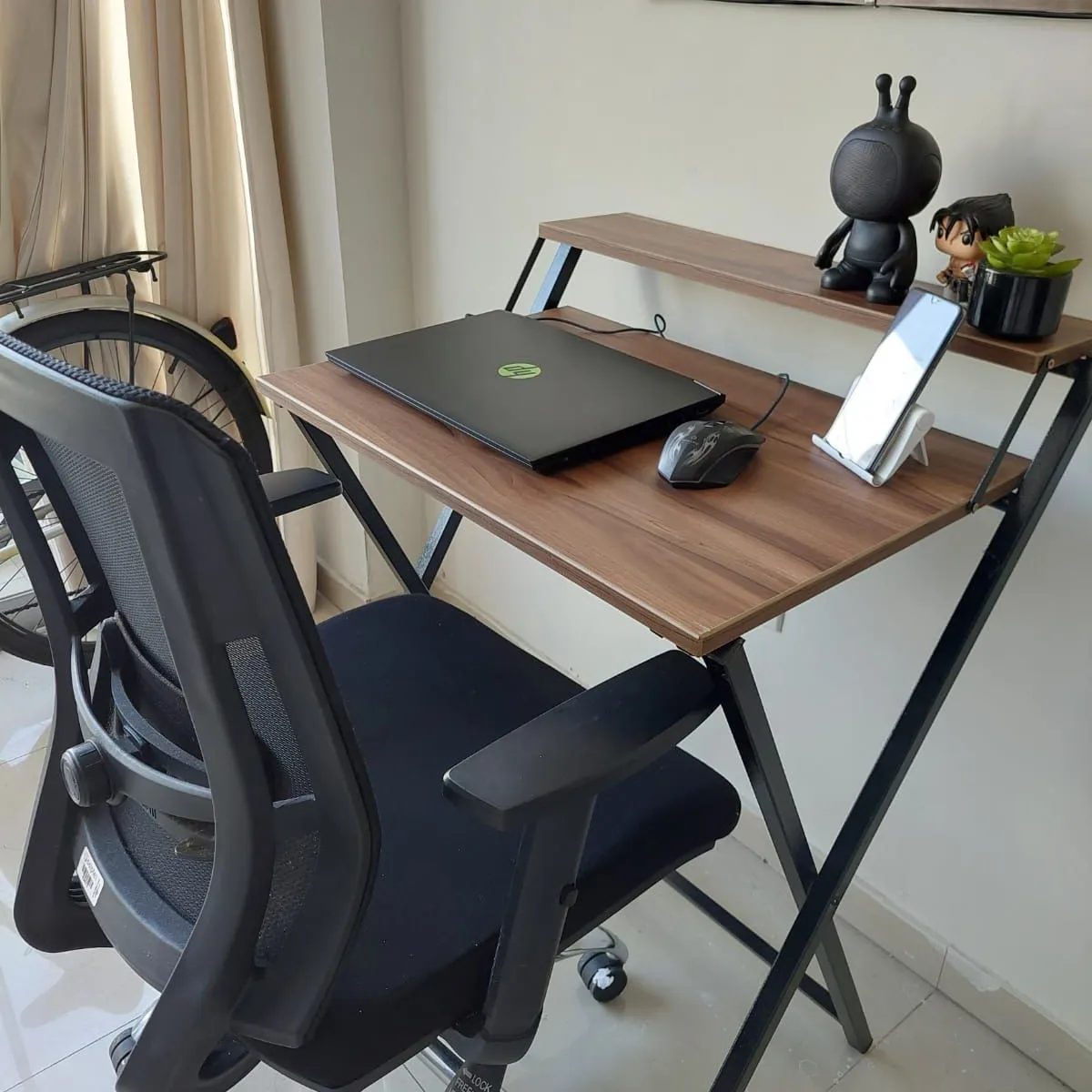 GENERICO - Escritorio plegable color terracota