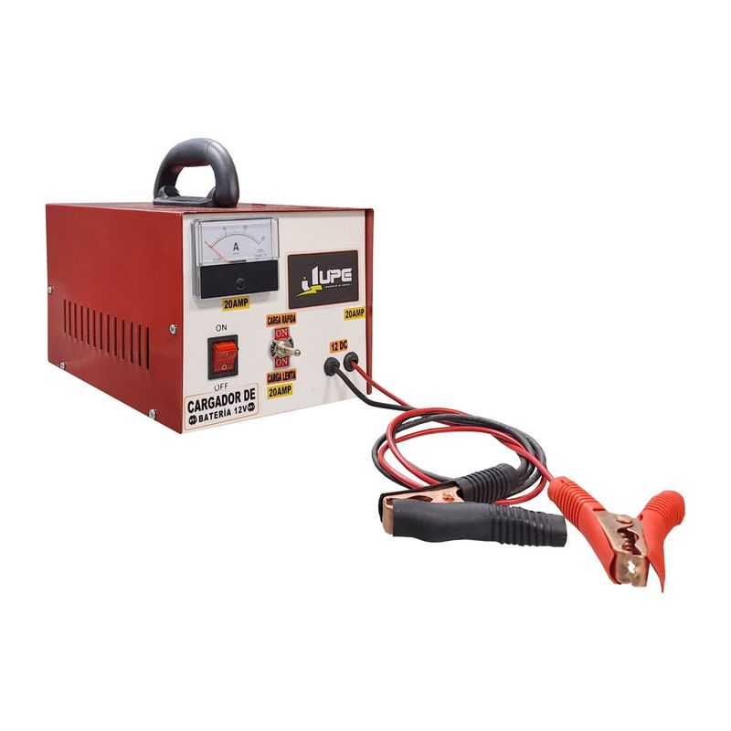 JUPE SUMINISTROS DE ENERGIA - Cargador De Batería 12V DC 20A 240W.