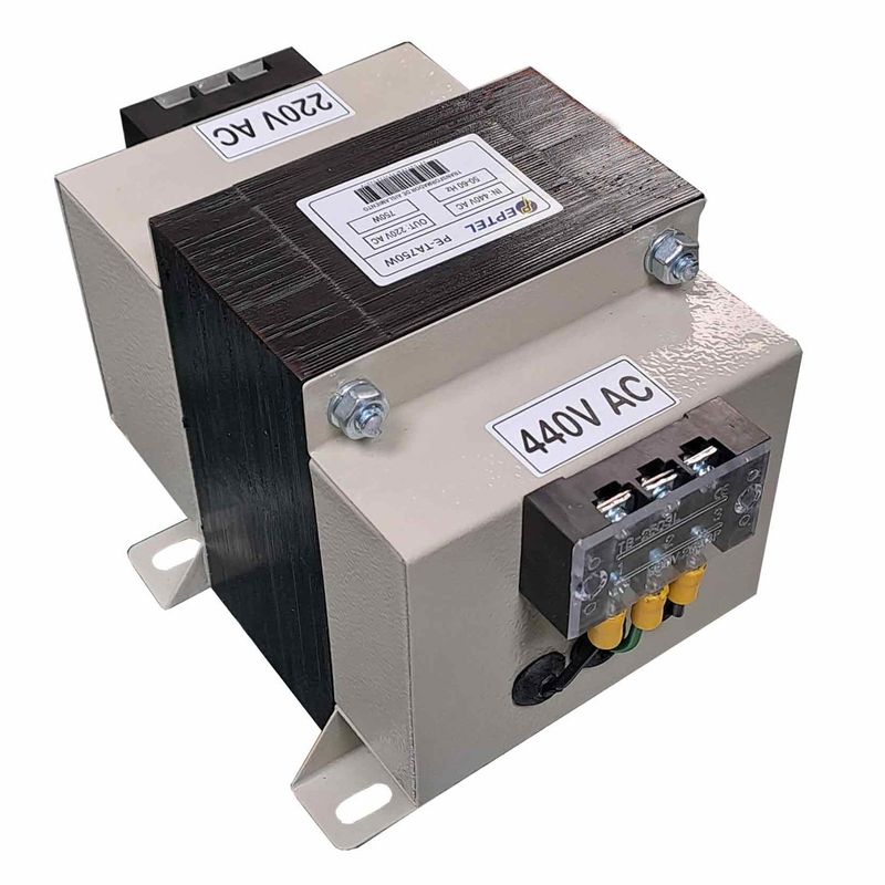 GENERICO - Transformador monofasico Peptel de 440v a 220v 750w 60hz