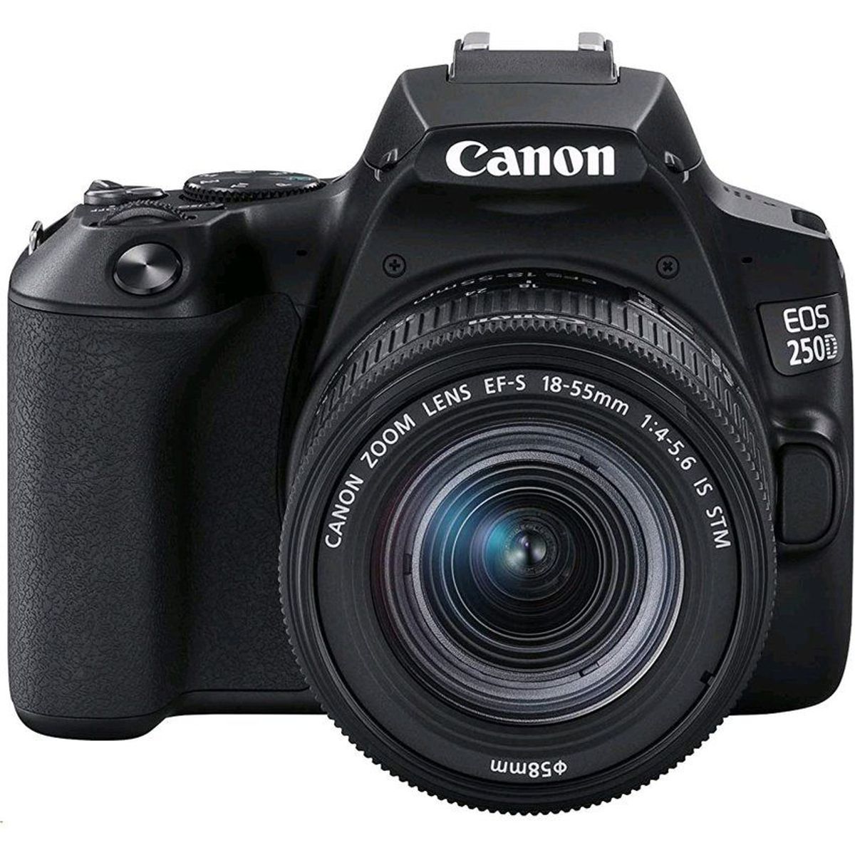 CANON - Canon EOS 250D (SL3) DSLR con EF-S 18-55 mm f/4-5.6 IS STM Negro