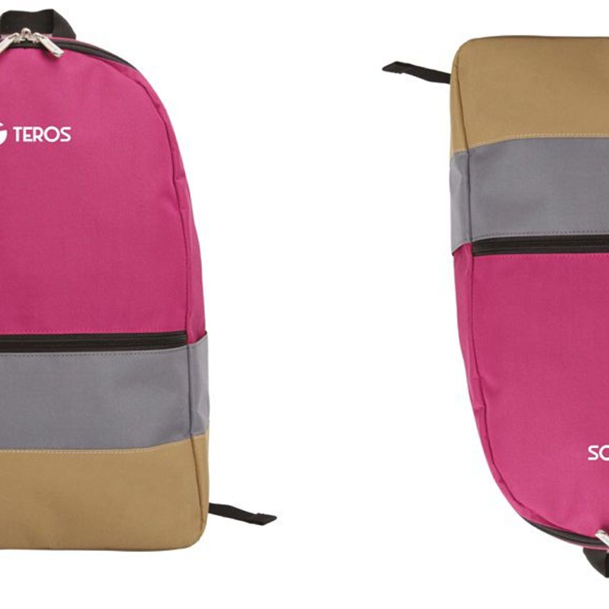TEROS - Mochila Para Notebook Mujer Rosa Poliester 156