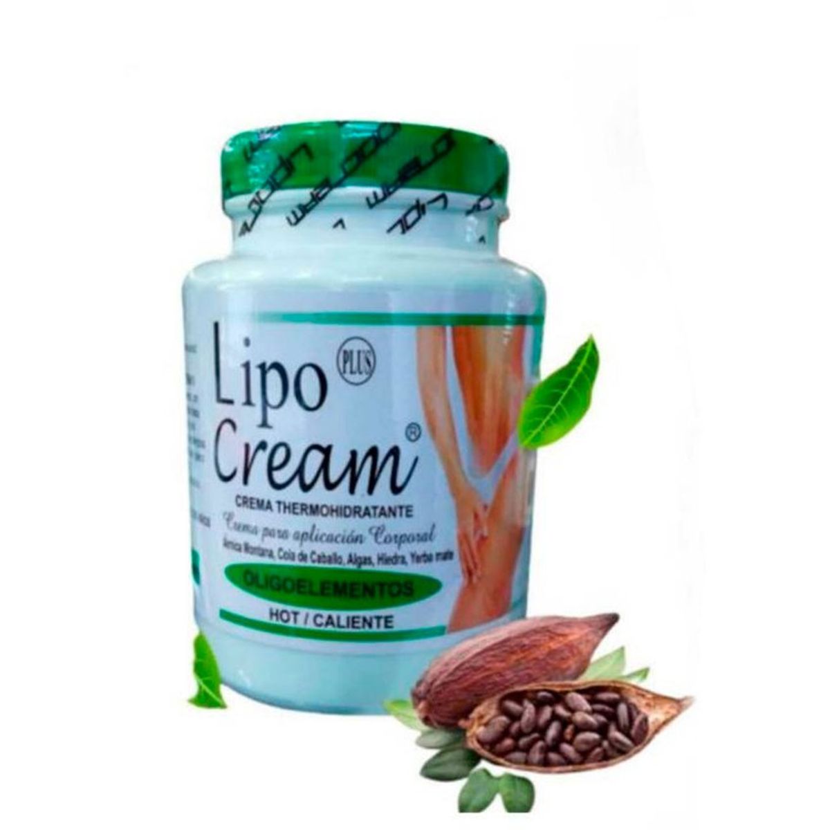 GENERICO - Crema Reductora Lipocream Quema Grasa Reduce Medidas - VERDE