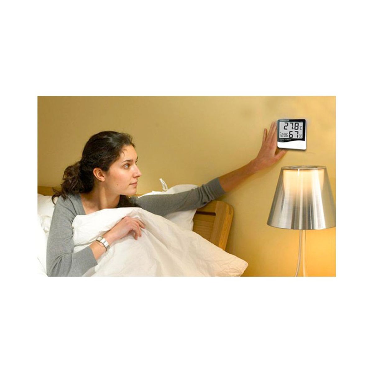 GENERICO - Medidor de humedad digital termometro higrometro