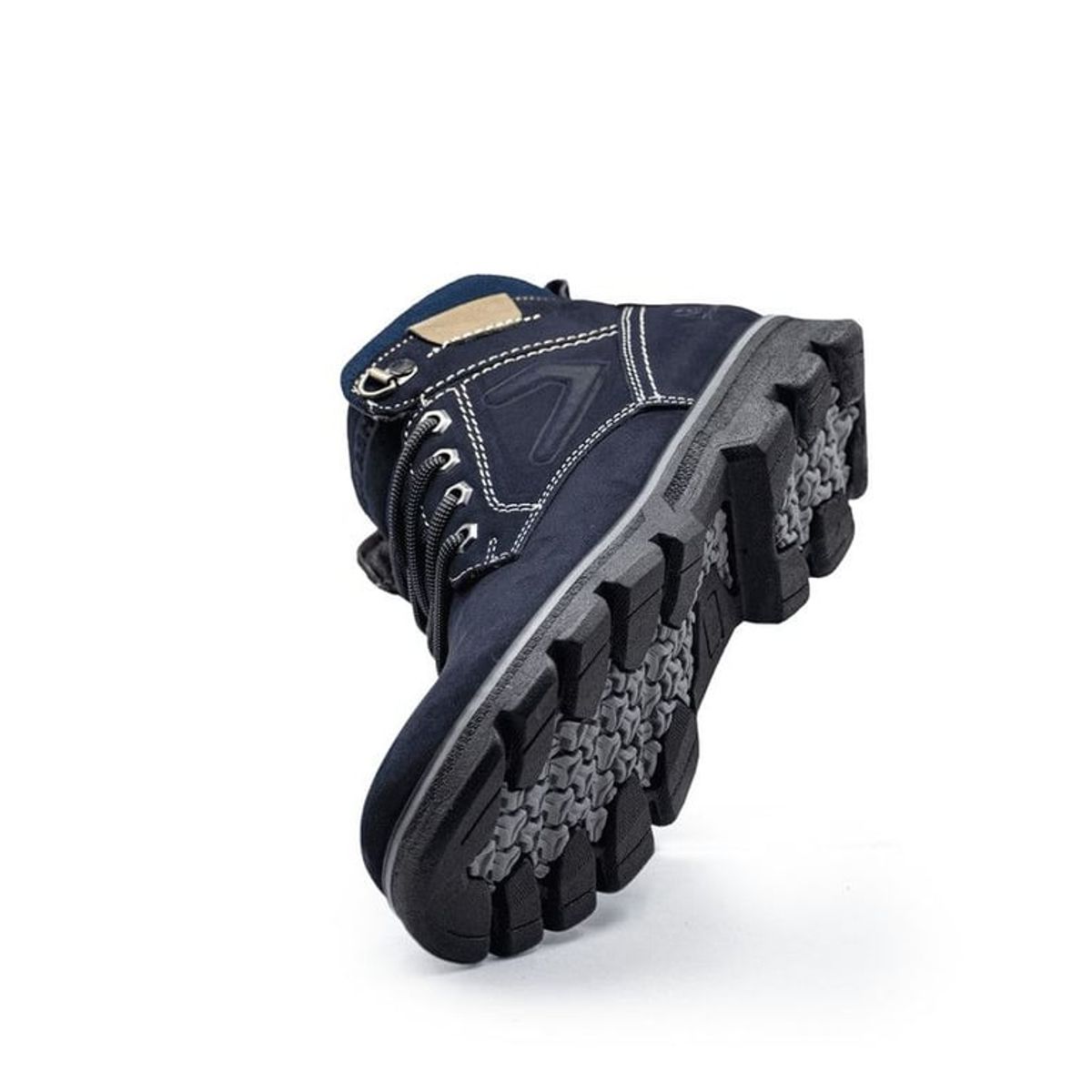 JHONASH - Zapatos de cuero hombre Jhonash casual- Azul