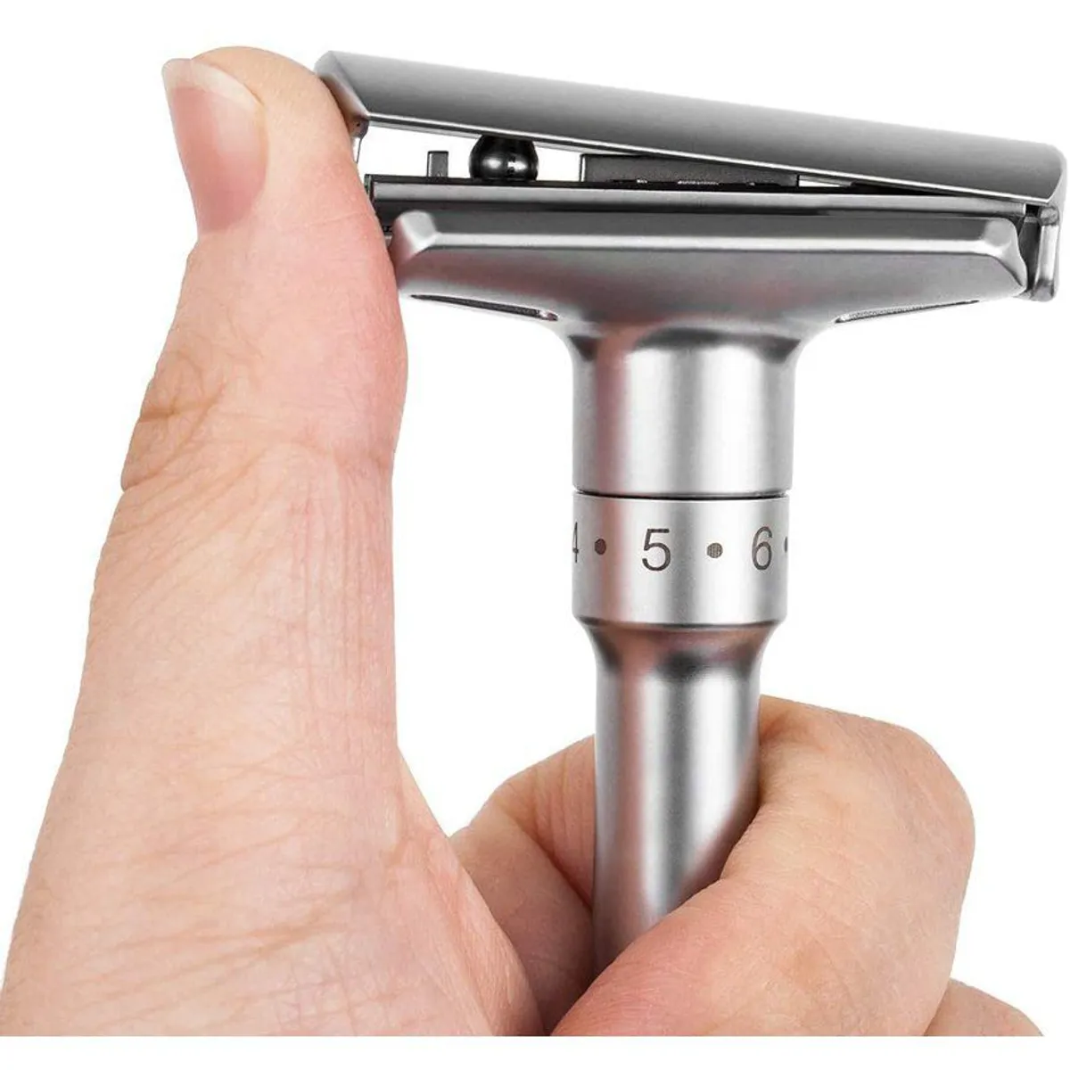 PUREPOWER - Afeitadora manu safety razor ajustable con 100cuchillas de doble filo