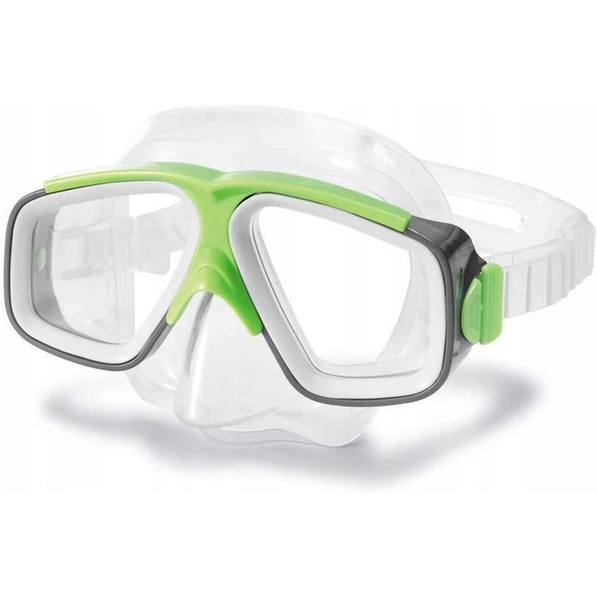 INTEX - snorkel - set de buceo máscara y tubo - 8 a + - VERDE