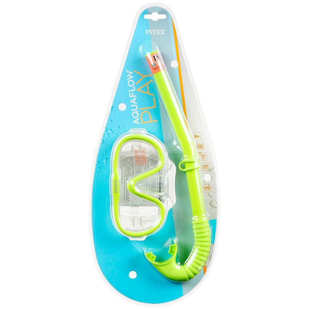 INTEX - Intex 55642 - snorkel - set de buceo para niños máscara y tubo - verde