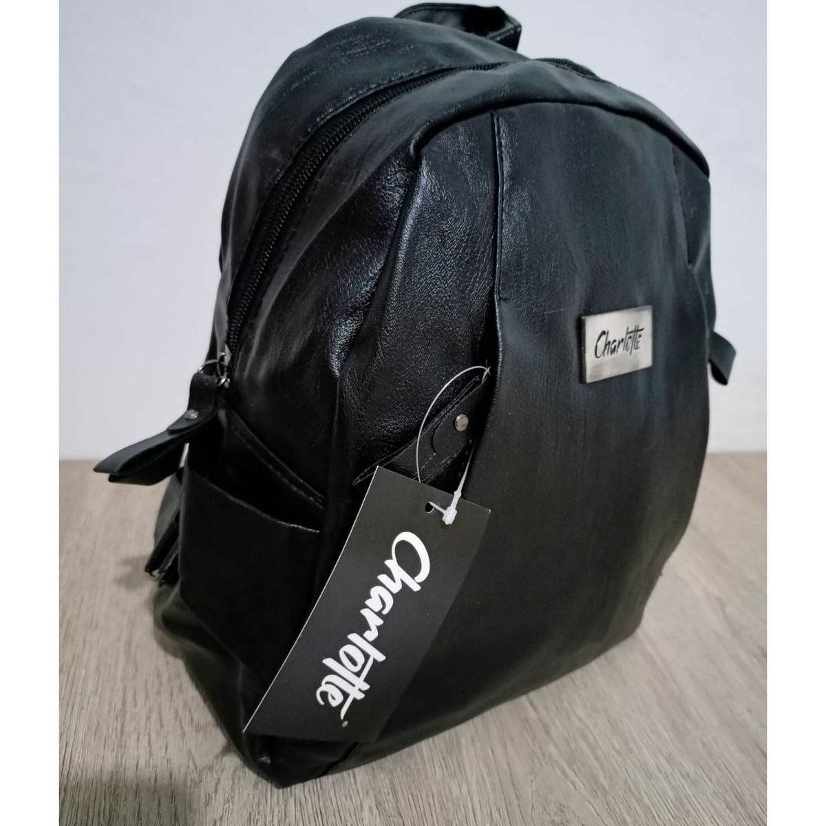 IMPORTADO MC - Mochila CHARLOTTE IMPORTADA PU - NEGRO