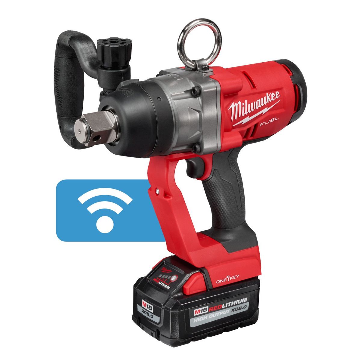 MILWAUKEE - Pistola de impacto inalámbrica 1", C/ 2bat y 1cargador,  2867-259