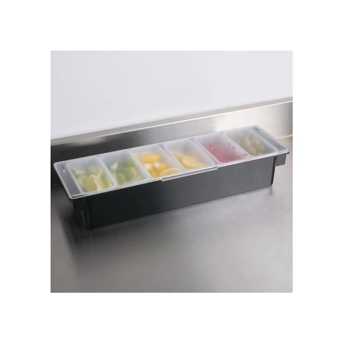 WINCO - Porta condimentero para cocina y bar Profesional transportable