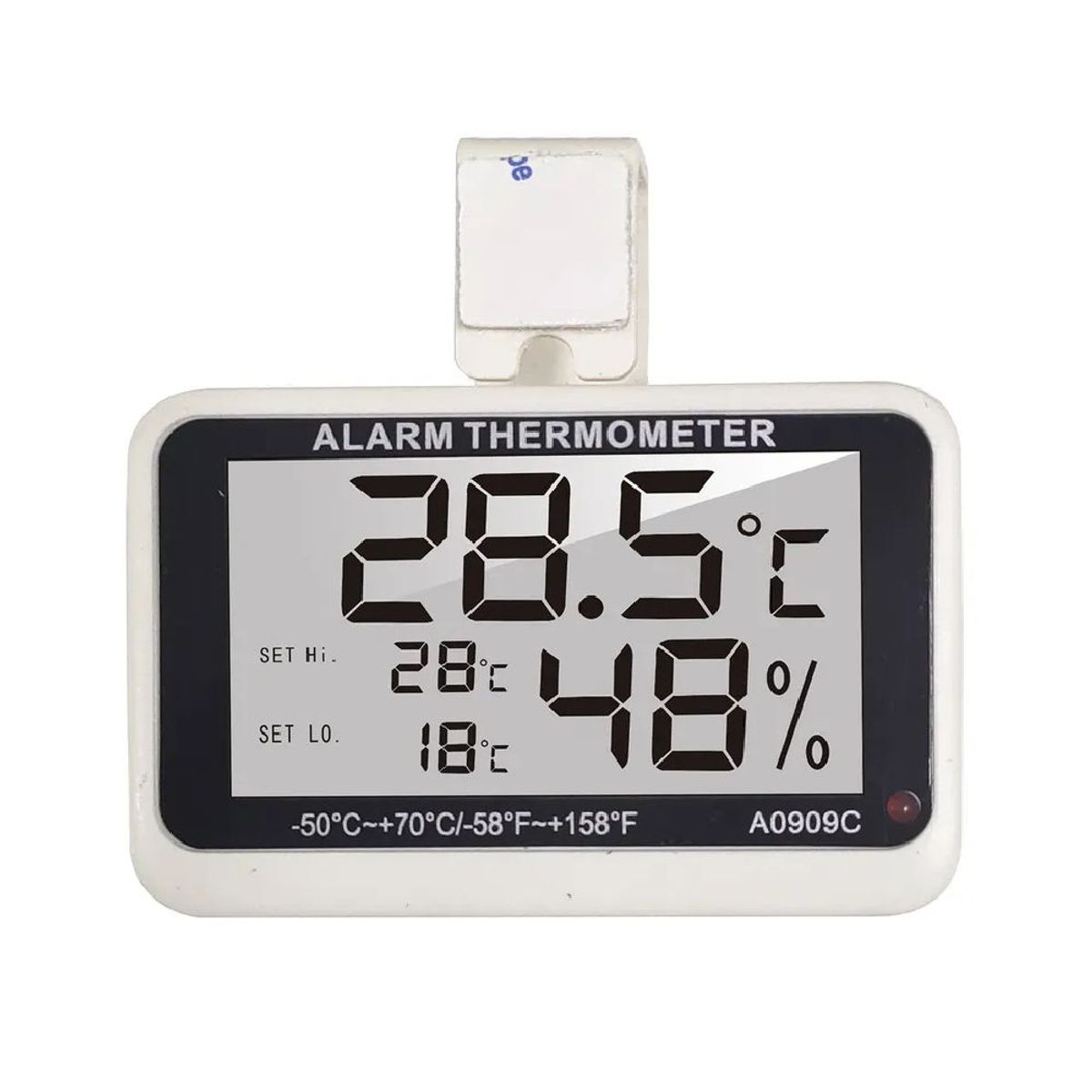 OEM - Termómetro Higrómetro con Alarma para Refrigerador Congelador Nevera