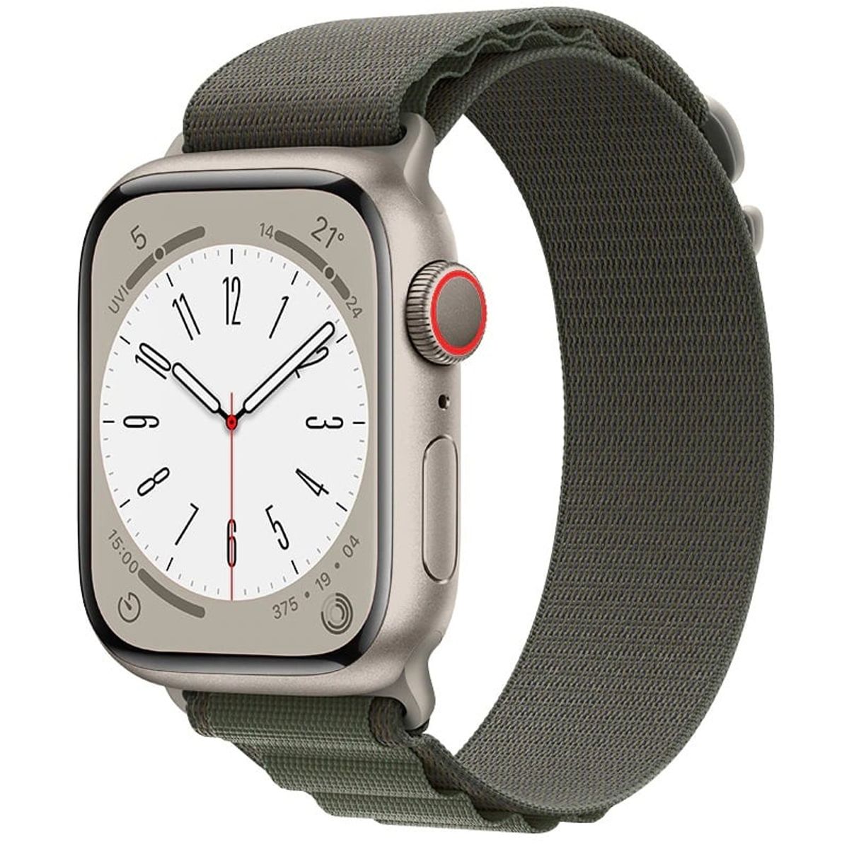 GENERICO - Correa Nylon Alpine para APPLE WATCH 49mm - 45mm - 44mm - 42mm - Verde
