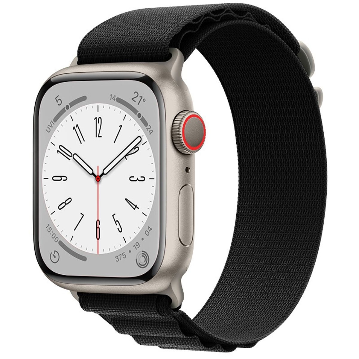 GENERICO - Correa Nylon Alpine para APPLE WATCH 49mm - 45mm - 44mm - 42mm - Negro