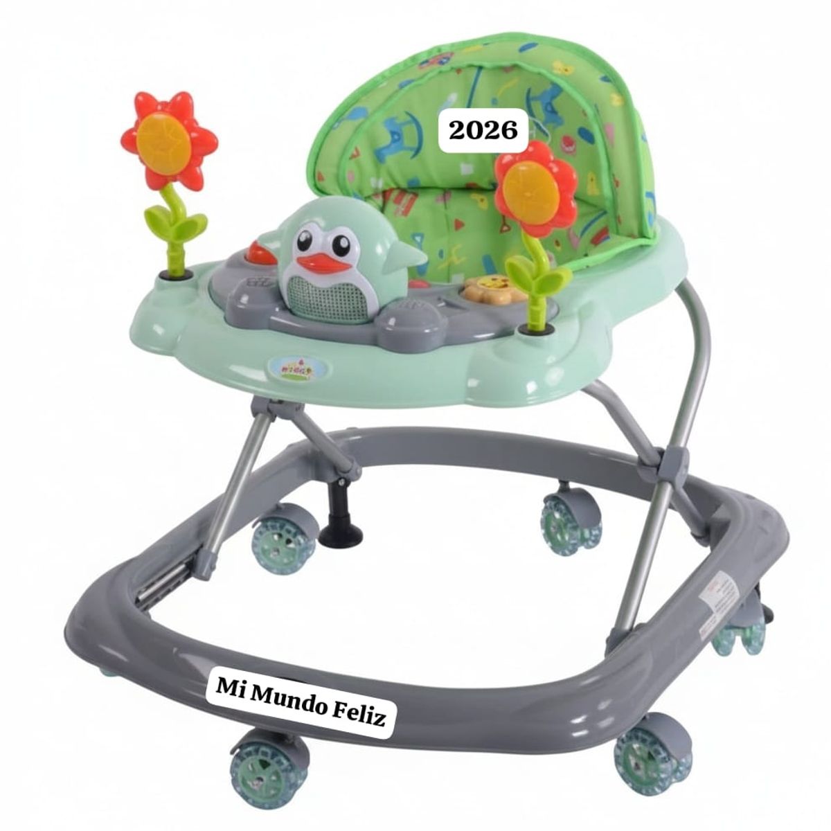 BABY - Andador bebe Musical  Little Pinguin Greenn 2026