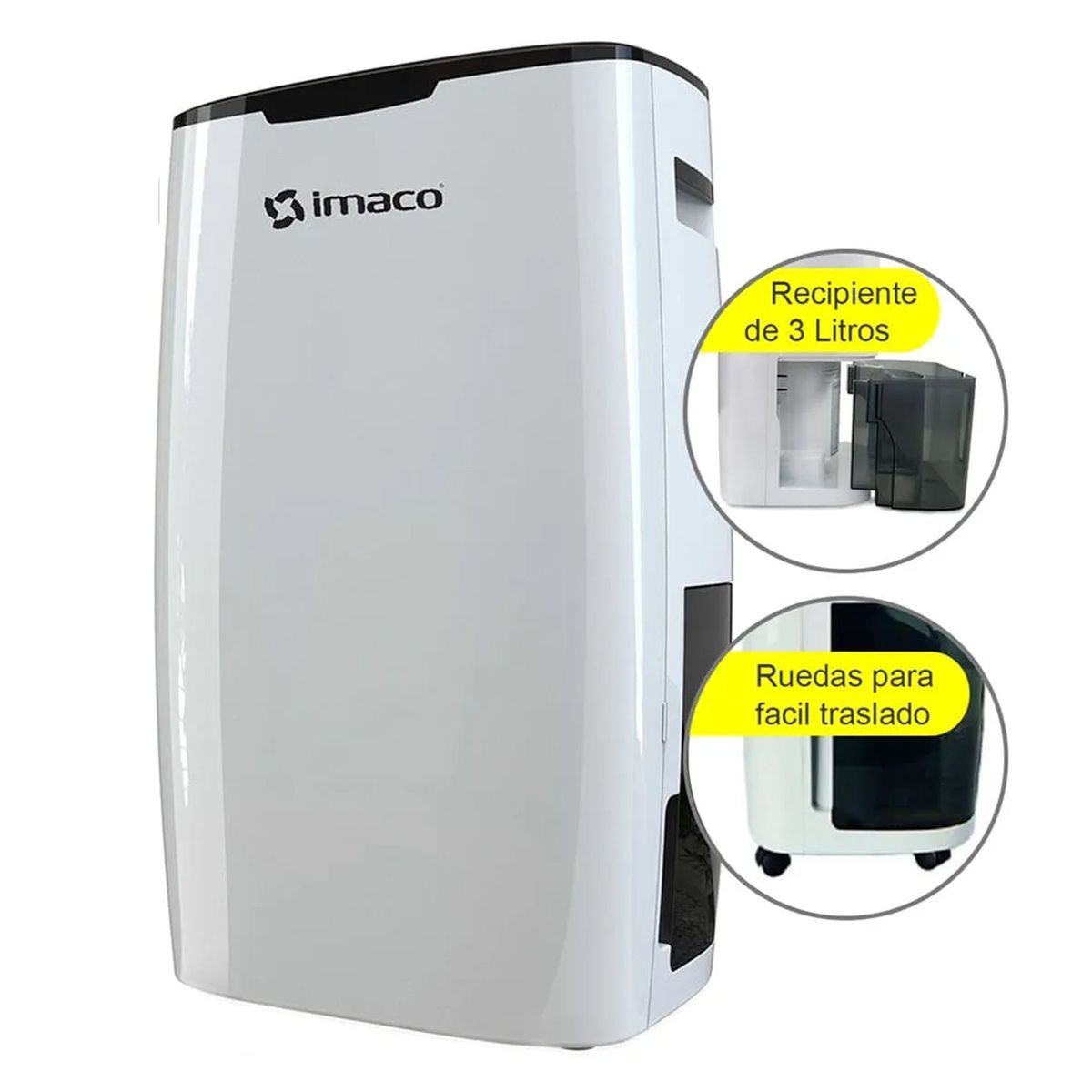 IMACO - Deshumedecedor Digital Recipiente 3Lt DHE20