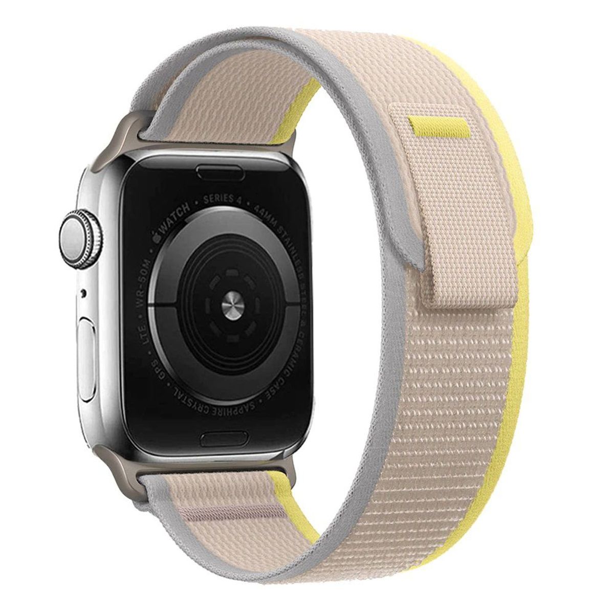 GENERICO - Correa Nylon Trail Para Apple Watch 41mm - 40mm - 38mm - YELOWG