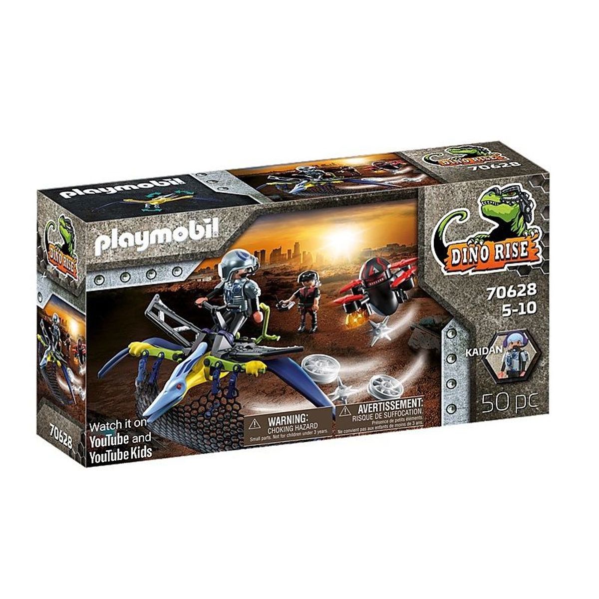 PLAYMOBIL - Playmobil Dino Rise Pteranodón Ataque desde el Aire