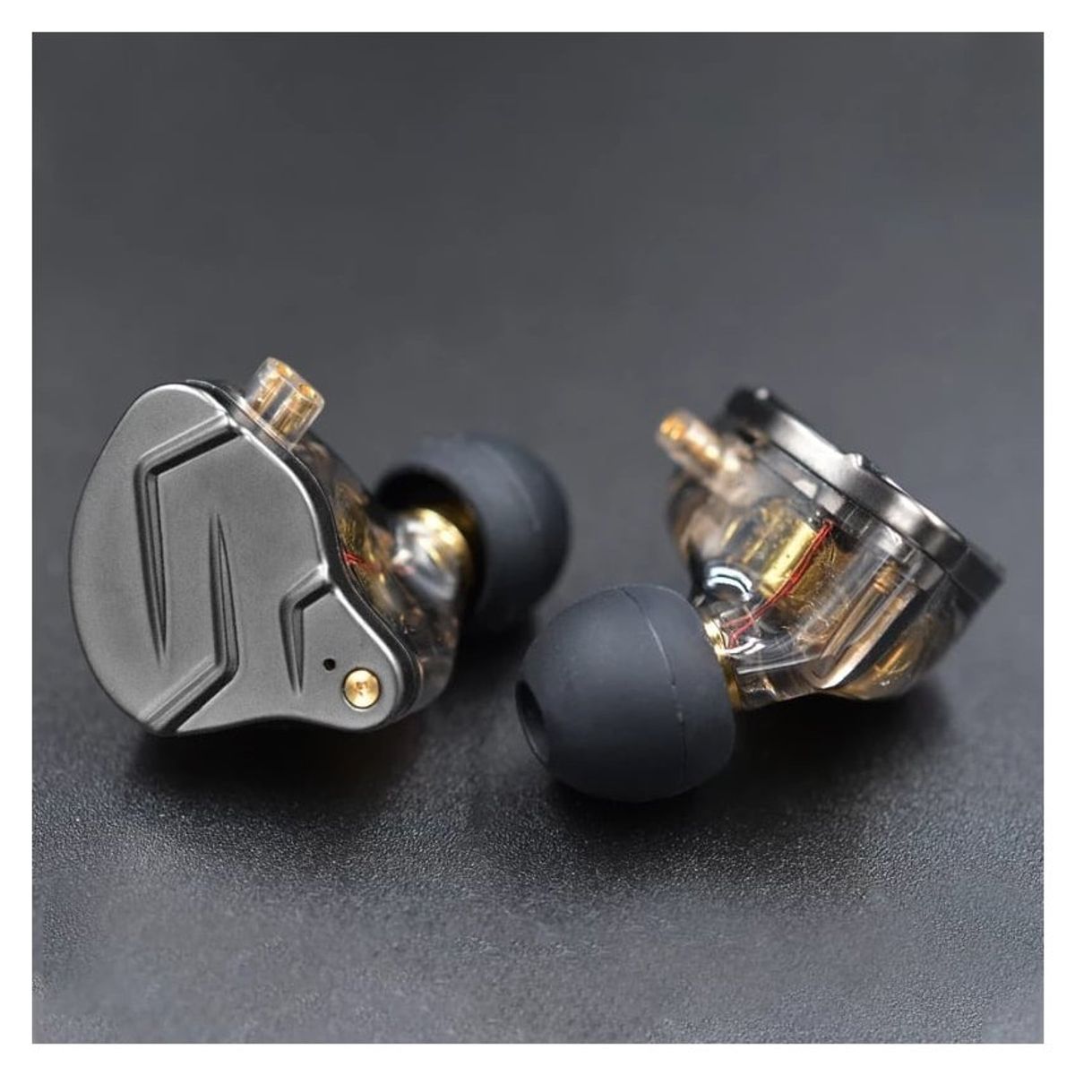 KZ - Audífonos kz zsn pro dual driver 1ba+1dd inear con microfono