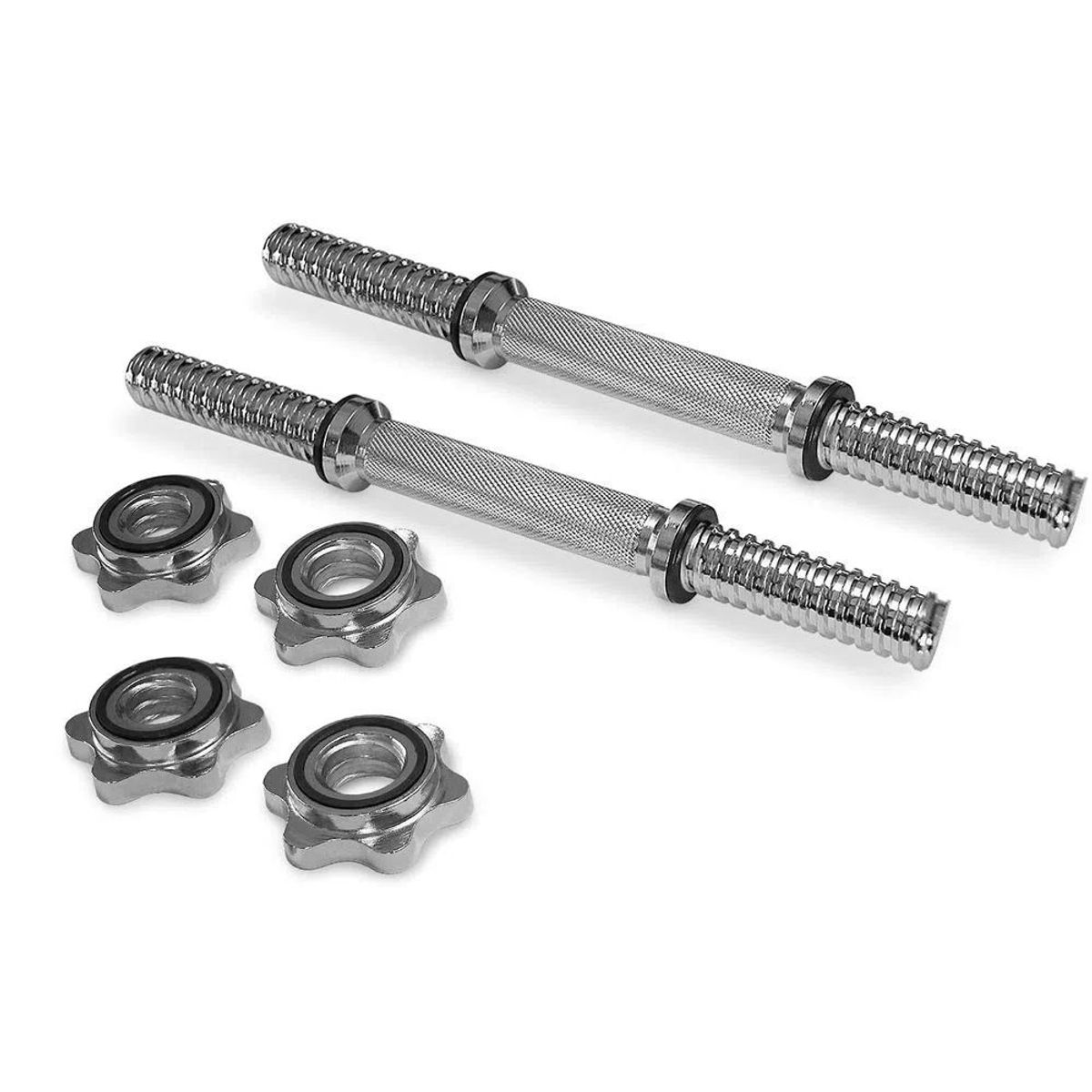 HOLGU - Manubrio Mancuernas Cromados Importados con Seguros-Jeves