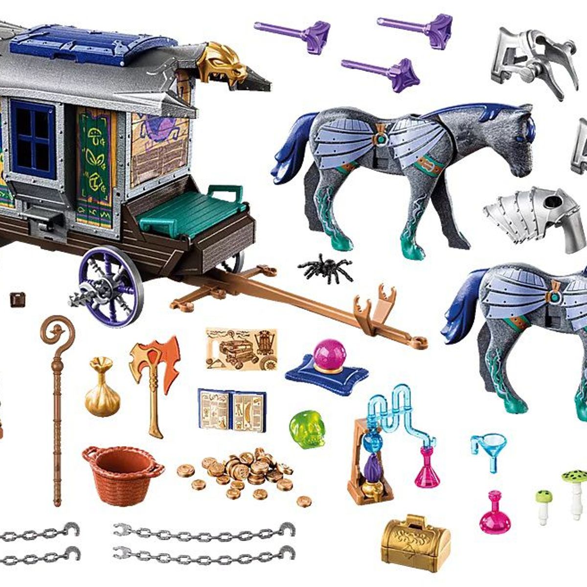 PLAYMOBIL - Playmobil Novelmore Carruaje de Mercaderes