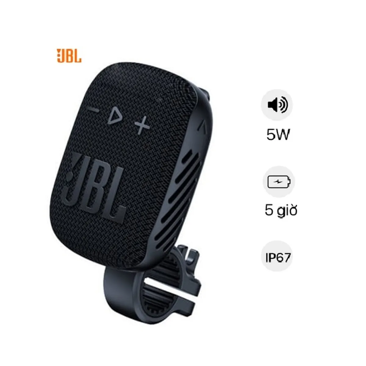 JBL - Wind 3s Parlante Portátil Para Bicicletas Jbl Bt 50auxfmTFmicroSD