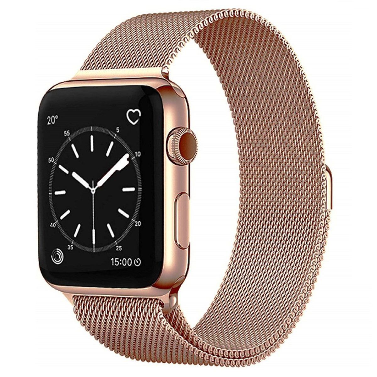 GENERICO - Correa Milanese para Apple Watch 38mm - 40mm - 41mm - Champagne
