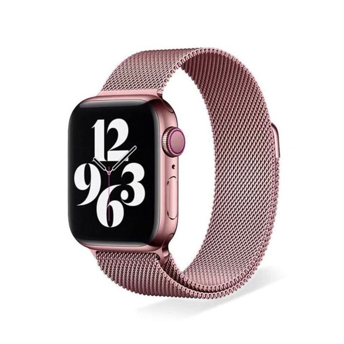 GENERICO - Correa Milanese para Apple Watch 42mm - 44mm - 45mm - 49mm - Rosa