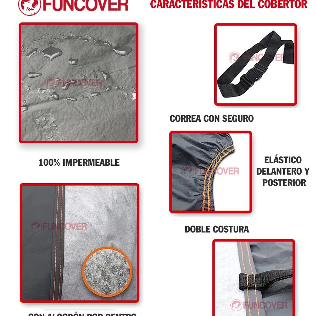 FUNCOVER - Cobertor Camioneta DFSK Glory 500 Pro Funda Impermeable